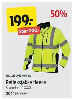 Jula Refleksjakke fleece, NOK 199 tilbud