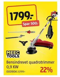 Jula Bensindrevet quadrotrimmer 0,9 KW, NOK 1799 tilbud