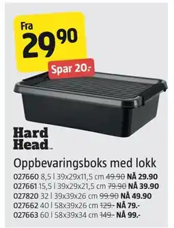 Jula Oppbevaringsboks med lokk tilbud