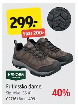 Jula Fritidssko dame, NOK 299 tilbud