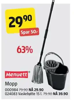 Jula Mopp, NOK 29.9 tilbud