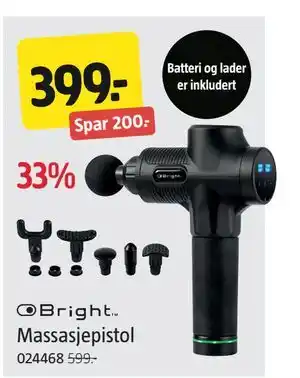 Jula Massasjepistol, NOK 399 tilbud