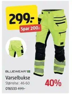 Jula Varselbukse, NOK 299 tilbud