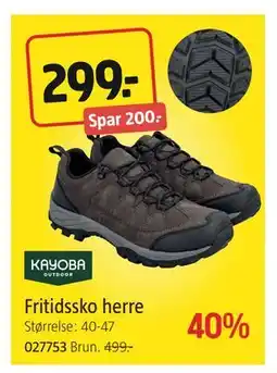 Jula Fritidssko herre, NOK 299 tilbud