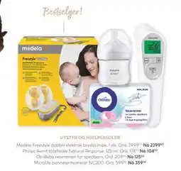 Vitusapotek Medela Freestyle dobbel elektrisk brystpumpe, NOK 2399.5 tilbud