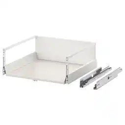 IKEA Exceptionell Skuff, høy trykk-åpen-beslag, hvit, 60x60 cm tilbud