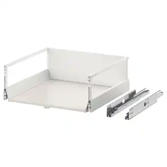IKEA Exceptionell Skuff, høy trykk-åpen-beslag, hvit, 60x60 cm tilbud