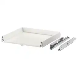 IKEA Exceptionell Skuff, lav trykk-åpen-beslag, hvit, 60x60 cm tilbud