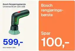 Jernia Bosch Rengjøringsbørste, NOK 699, Medlemspris tilbud