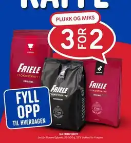 Rema 1000 ALL FRIELE KAFFE tilbud