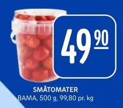 Rema 1000 SMÅTOMATER, NOK 49.9 tilbud