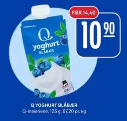 Rema 1000 Q YOGHURT BLÅBÆR, NOK 10.9 tilbud