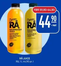 Rema 1000 RÅ JUICE, NOK 44.9 tilbud