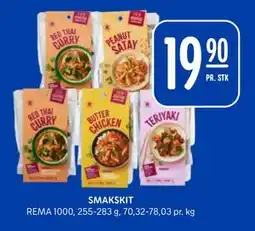 Rema 1000 SMAKSKIT, NOK 19.9 tilbud