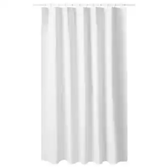 IKEA Luddhagtorn Dusjforheng, hvit, 180x200 cm tilbud