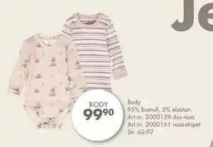 Sparkjøp BODY, NOK 99.9 tilbud