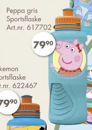 Sparkjøp Peppa gris Sportsflaska, NOK 79.9 tilbud
