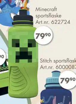 Sparkjøp Minecraft sportsflaske, NOK 79.9 tilbud