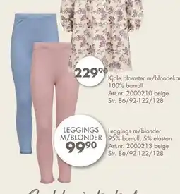 Sparkjøp LEGGINGS M/BLONDER, NOK 99.9 tilbud