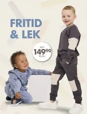 Sparkjøp FRITID & LEK, NOK 149.9 tilbud