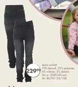 Sparkjøp Jeans m/katt, NOK 229.9 tilbud