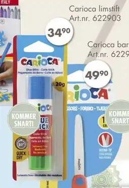 Sparkjøp Carioca limstift, NOK 34.9 tilbud