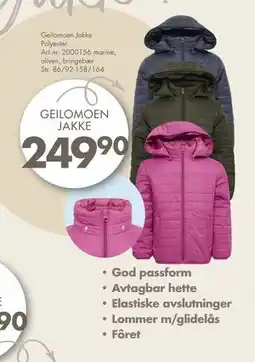 Sparkjøp GEILOMOEN JAKKE, NOK 249.9 tilbud