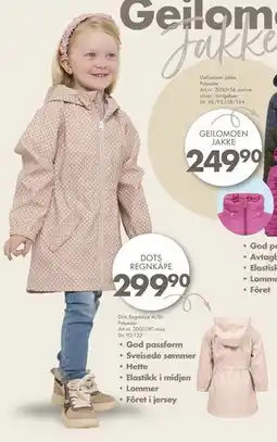 Sparkjøp DOTS REGNKÅPE, NOK 299.9 tilbud