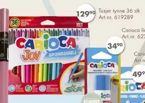 Sparkjøp Tusjer tynne 36 stk, NOK 129.9 tilbud