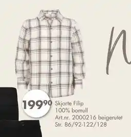 Sparkjøp Skjorte Filip, NOK 199.9 tilbud