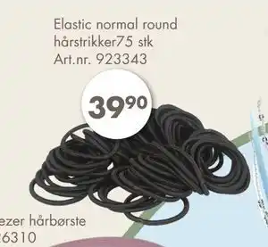 Sparkjøp Elastic normal round hårstrikker75 stk, NOK 39.9 tilbud
