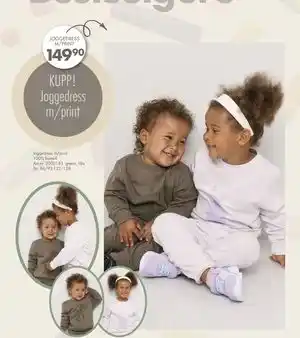 Sparkjøp JOGGEDRESS M/PRINT, NOK 149.9 tilbud
