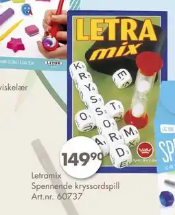Sparkjøp Letramix Spennende kryssordspill, NOK 149.9 tilbud