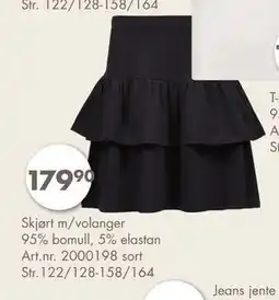 Sparkjøp Skjørt m/volanger, NOK 179.9 tilbud