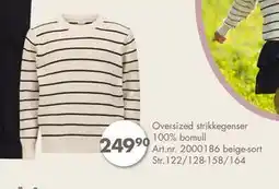 Sparkjøp Oversized strikkegenser, NOK 249.9 tilbud