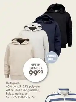 Sparkjøp HETTEGENSER, NOK 99.9 tilbud
