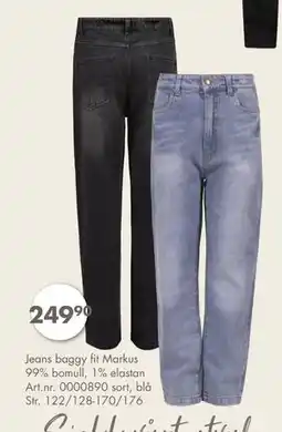 Sparkjøp Jeans baggy fit Markus, NOK 249.9 tilbud