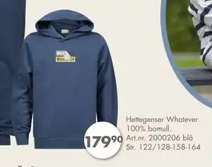 Sparkjøp Hettegenser Whatever, NOK 179.9 tilbud