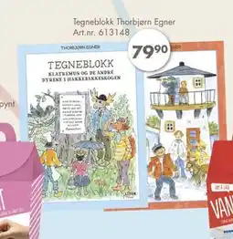 Sparkjøp Tegneblokk Thorbjørn Egner, NOK 79.9 tilbud