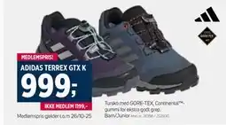 Sport 1 ADIDAS TERREX GTX K, NOK 1199, Medlemspris tilbud