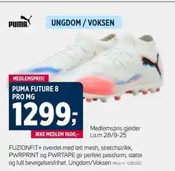 Sport 1 PUMA FUTURE 8 PRO MG, NOK 1600, Medlemspris tilbud