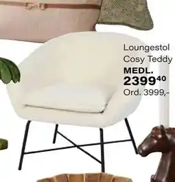 Kremmerhuset Loungestol Cosy Teddy, Medlemspris tilbud