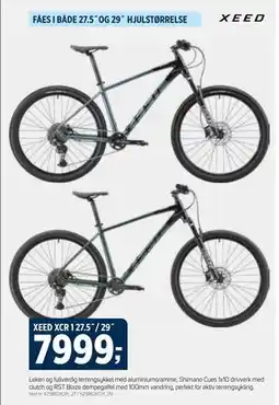Sport 1 XEED XCR 1 27.5˝/ 29˝, NOK 7999 tilbud