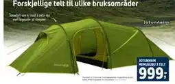 Sport 1 JOTUNHEIM MEMURUBU 3 TELT, NOK 999 tilbud