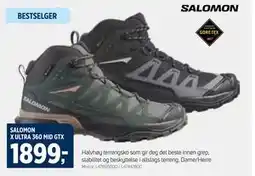 Sport 1 SALOMON X ULTRA 360 MID GTX, NOK 1899 tilbud