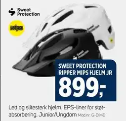 Sport 1 SWEET PROTECTION RIPPER MIPS HJELM JR, NOK 899 tilbud