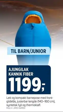 Sport 1 AJUNGILAK KANNIK FIBER, NOK 1199 tilbud