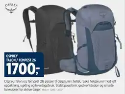 Sport 1 OSPREY TALON / TEMPEST 26, NOK 1700 tilbud