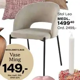 Kremmerhuset Stol Leo, Medlemspris tilbud