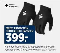 Sport 1 SWEET PROTECTION HUNTER LIGHT HANSKER, NOK 399 tilbud